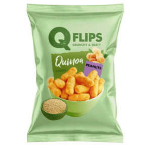 Quinoja Flips Kikiriki 80g , pakiranje 20 komada