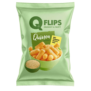 Quinoa Flips bez dodatnih masti i soli 60g , pakiranje 20 komada